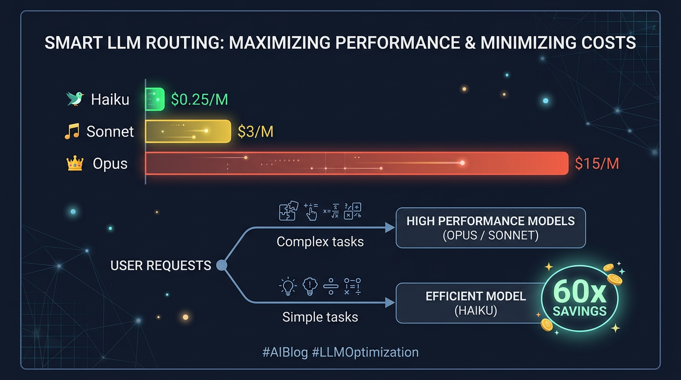 Smart LLM model routing